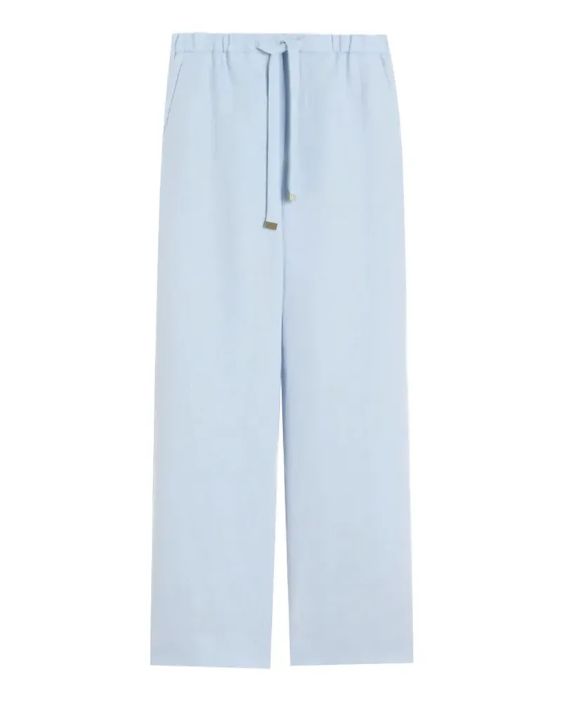 Max Mara Hose mit Kordelzug - Blau Blau