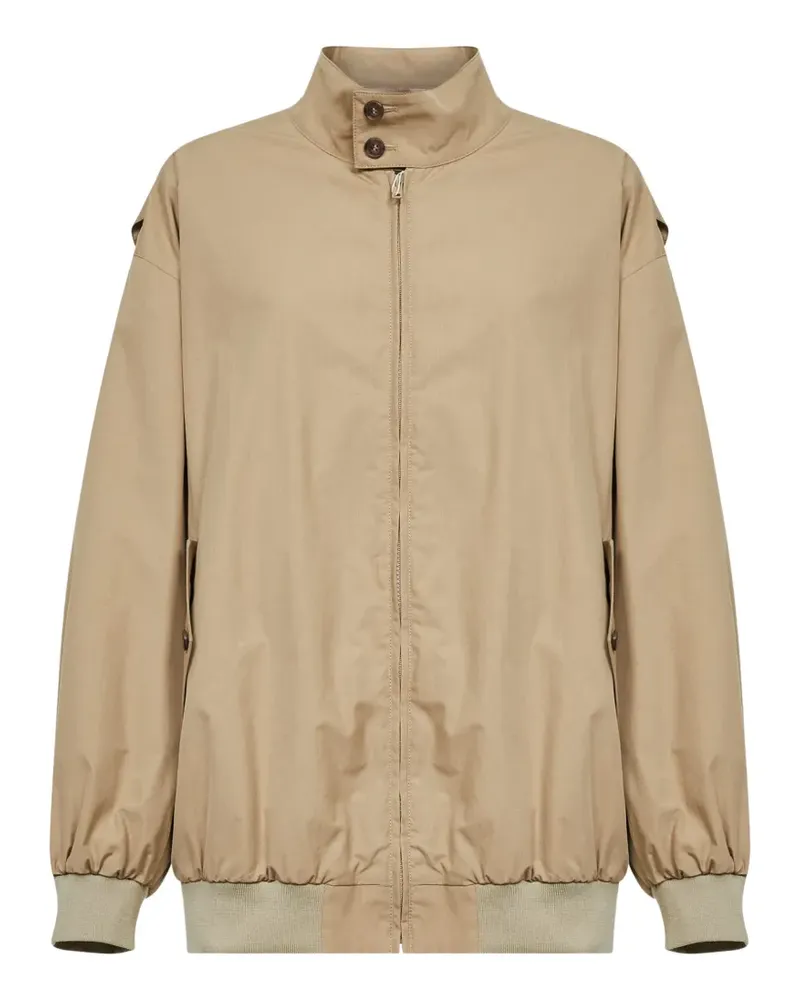 Maison Margiela zip-up bomber jacket - Nude Nude