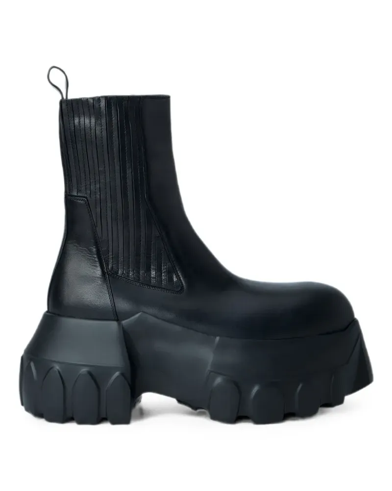 Rick Owens Beatle Mega Tractor Stiefel - Schwarz Schwarz