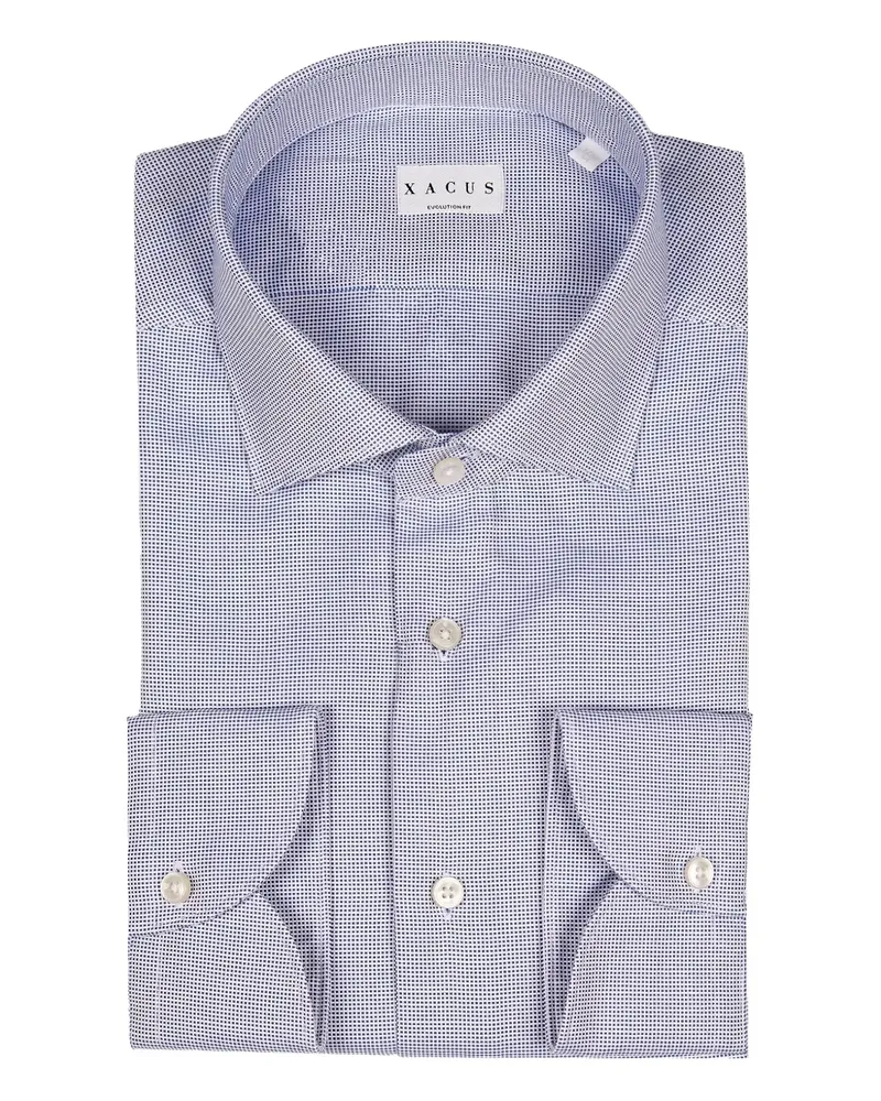 XACUS button-fastening shirt - Blau Blau