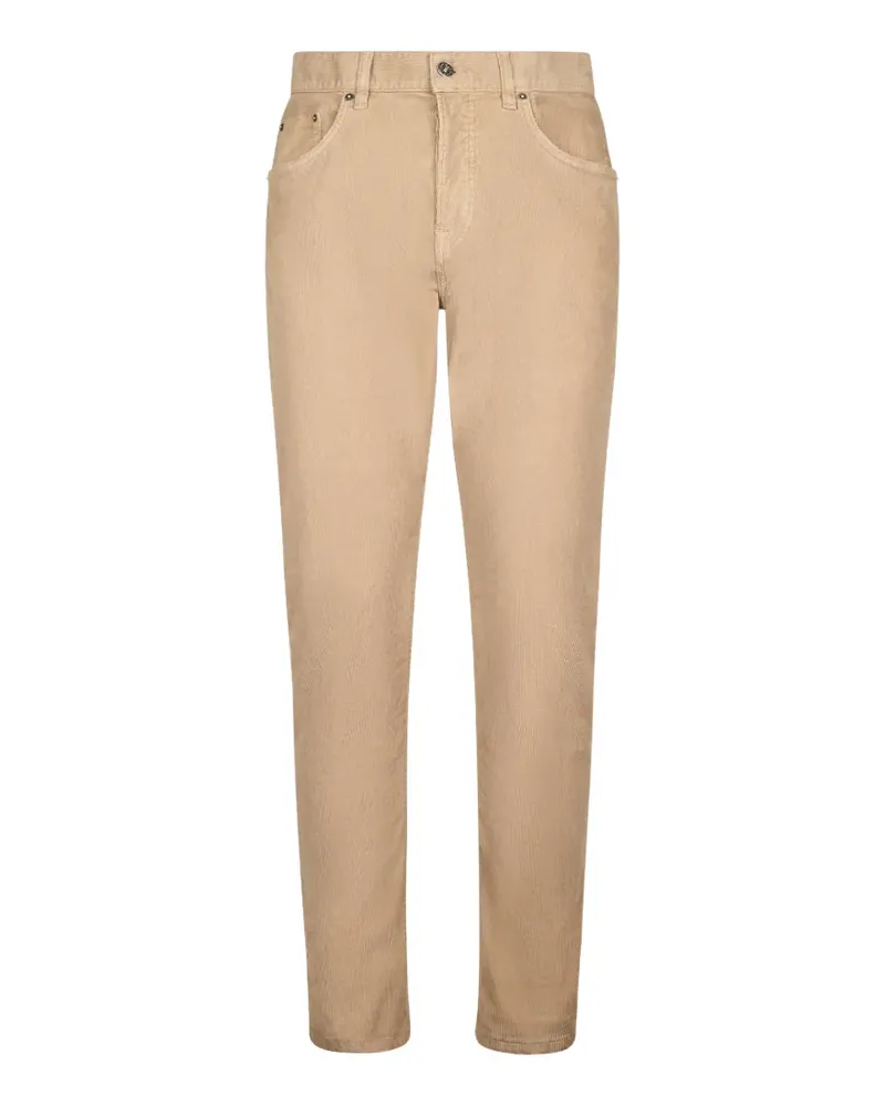 Dondup Hose in Cordoptik - Nude Nude