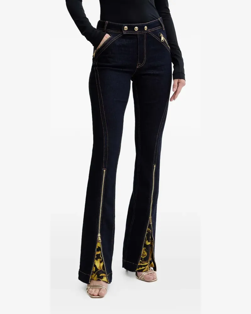 Versace Jeans Jeans mit Reißverschlussdetail - Blau Blau
