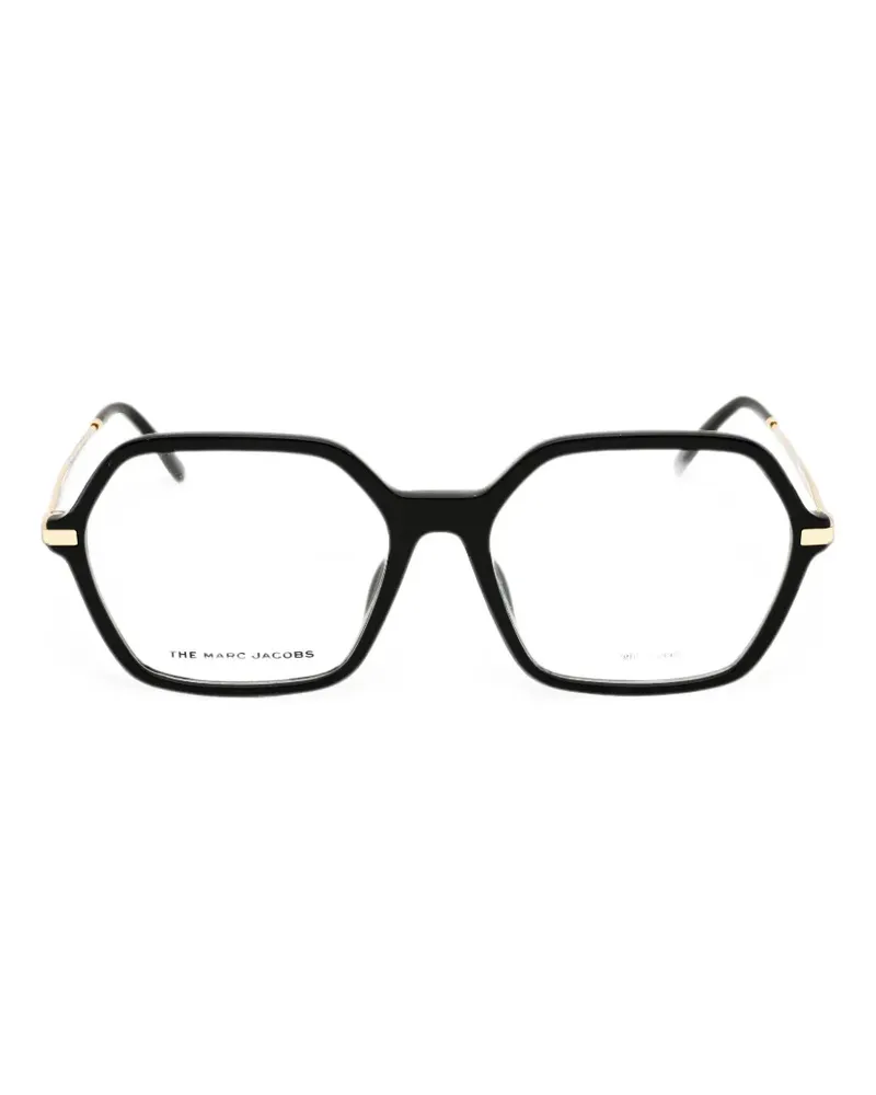 Marc Jacobs geometric-frame glasses - Schwarz Schwarz