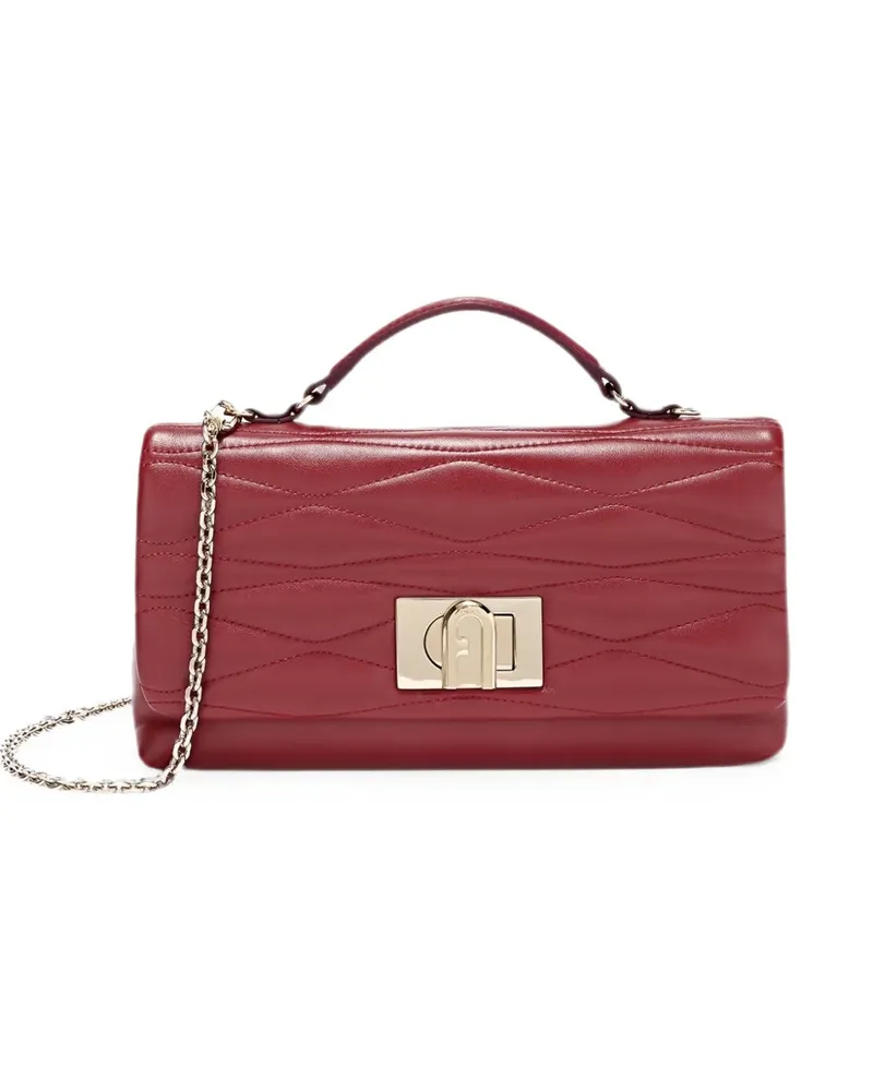 Furla Gesteppte  1927 Mini-Tasche mit Kette - Rot Rot