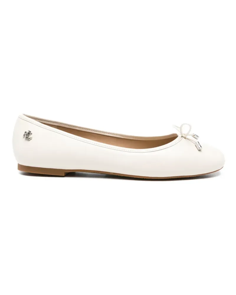 Ralph Lauren Jayna Ballerinas mit Schleifendetail - Nude Nude