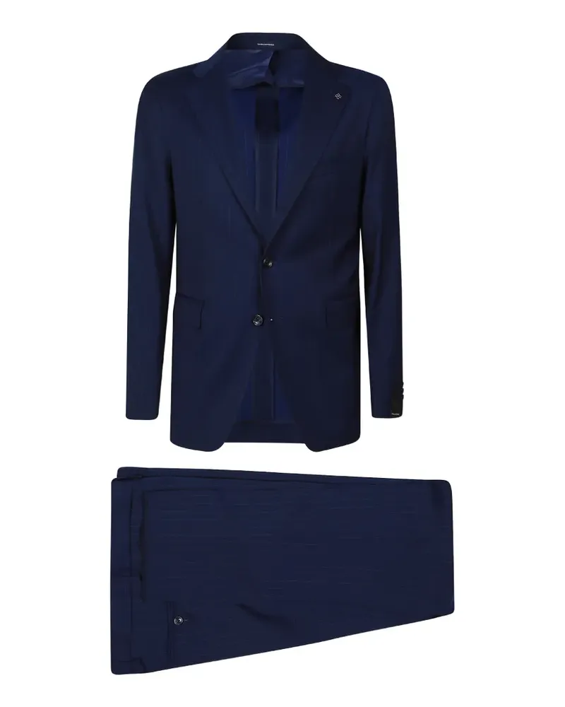 Tagliatore Anzug mit Nadelstreifen - Blau Blau