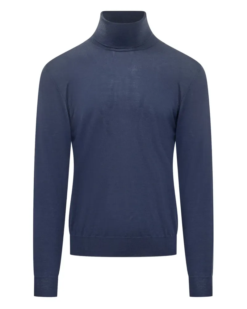 Filippo de Laurentiis Pullover mit Rollkragen - Blau Blau