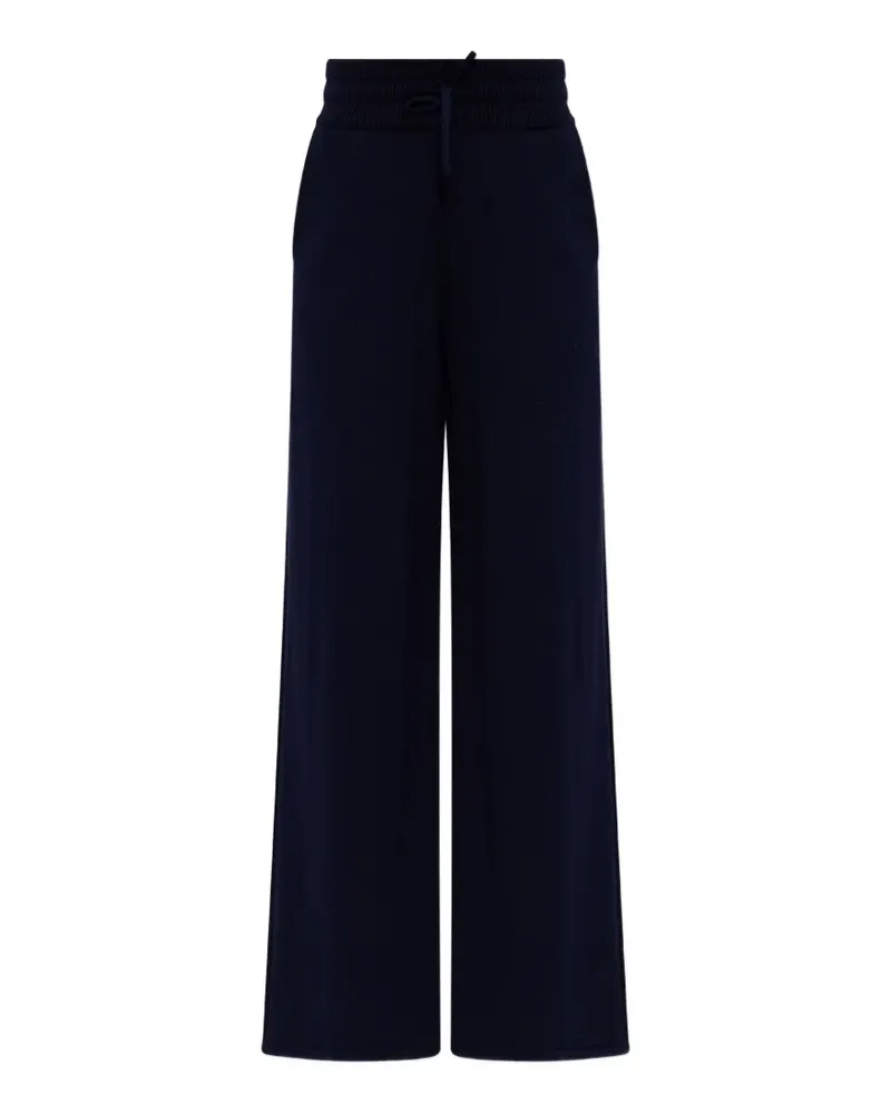 Kenzo Wide-Leg-Hose mit Kordelzug - Blau Blau