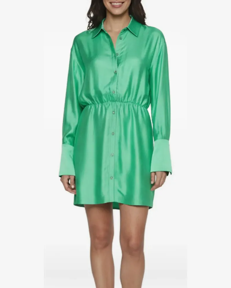 GAUGE81 Devin Mini-Hemdkleid - Grün Grün