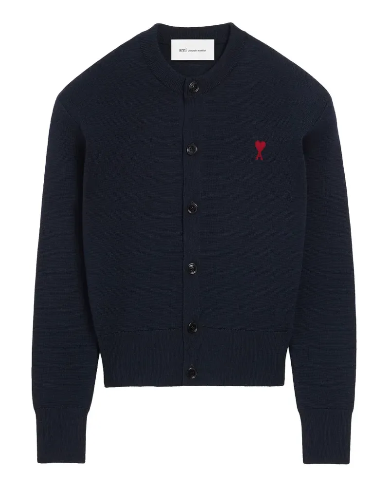 AMI Paris Ami de Coeur Cardigan - Blau Blau