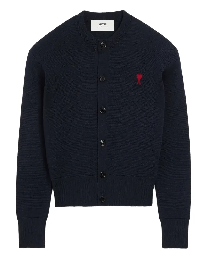 AMI Paris Ami de Coeur Cardigan - Blau Blau