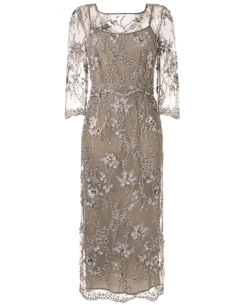 Antonio Marras Besticktes Cocktailkleid - Braun Braun