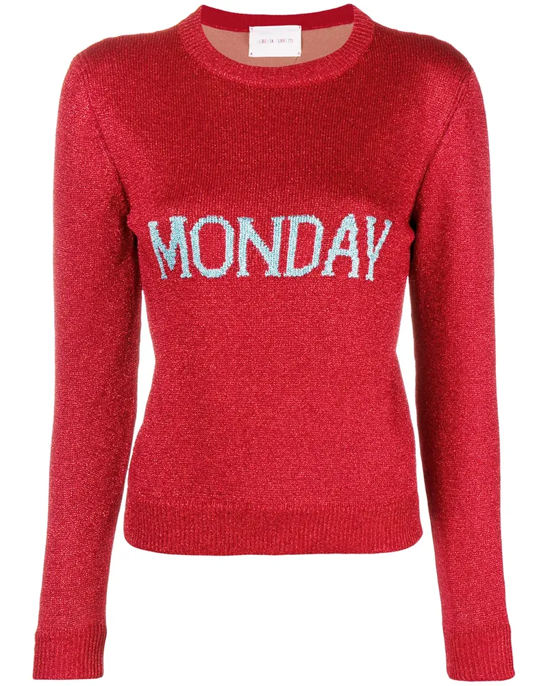 Alberta Ferretti Monday' Pullover - Rot Rot