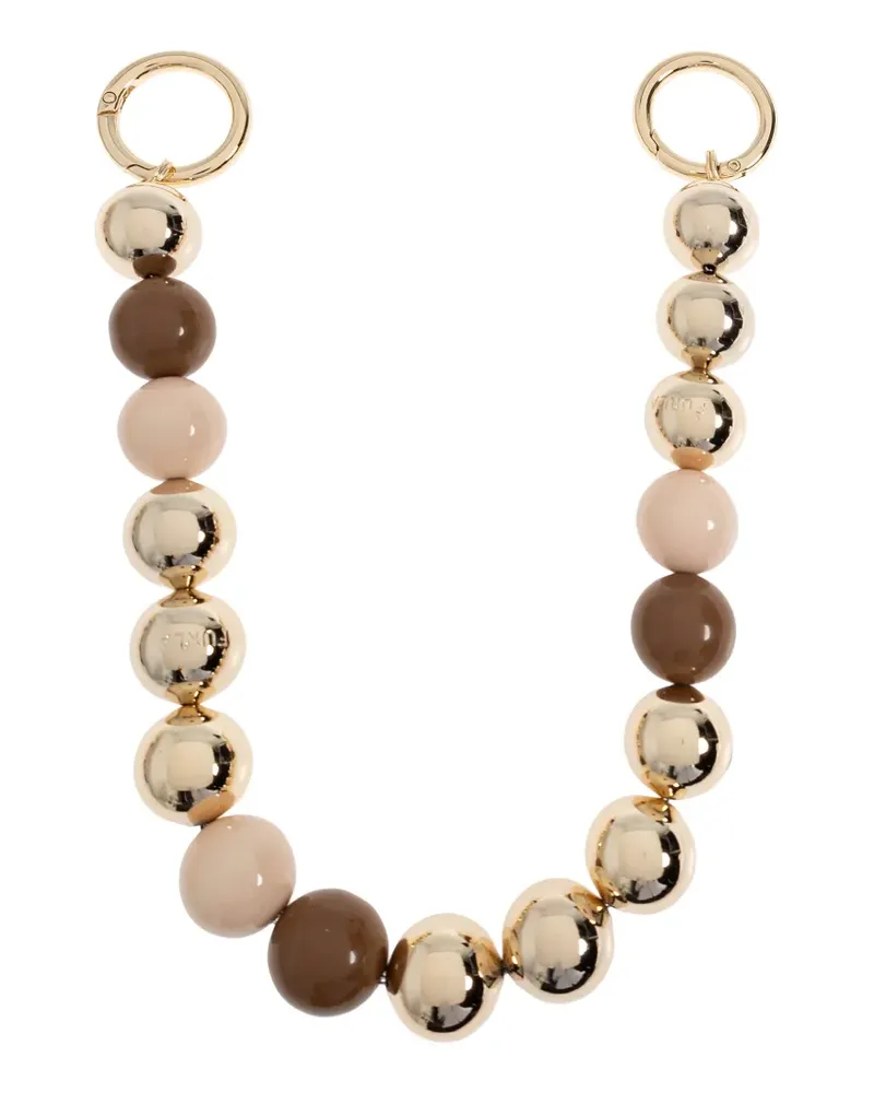 Furla beaded bag handle - Gold Gold