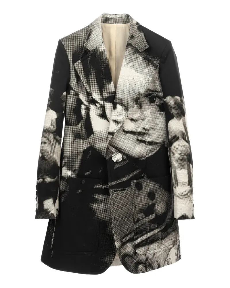 Walter van Beirendonck Tarot Glitch blazer - Schwarz Schwarz
