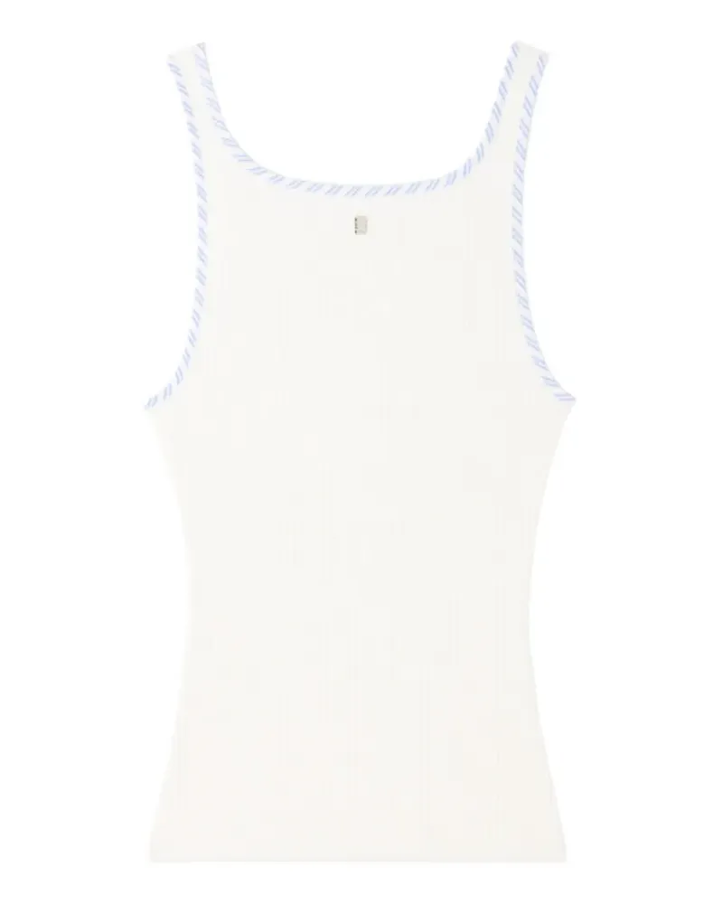 Sandro Geripptes Top - Nude Nude