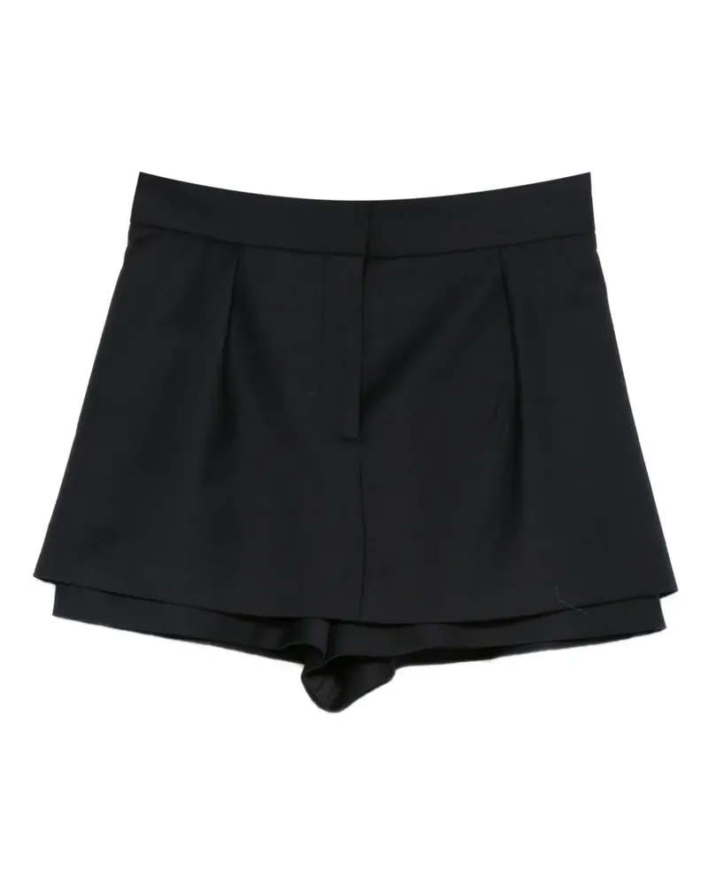 Maje Shorts mit Falten - Blau Blau