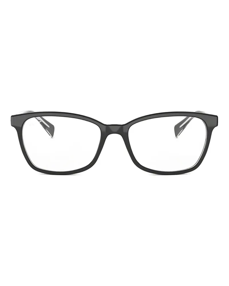 Ray Ban Brille mit eckigem Gestell - Schwarz Schwarz