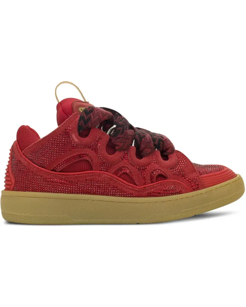 Lanvin Curb "Rouge A Levre Lipstick" Sneakers - Rot Rot