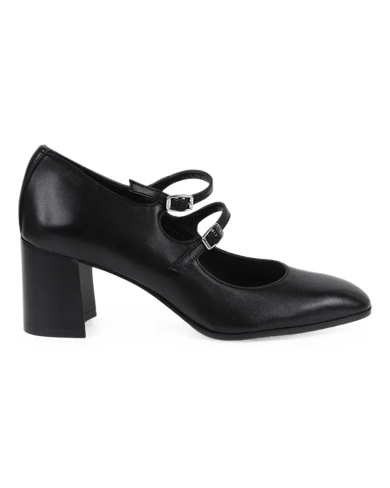 Carel Alice flex triple-strap pumps - Schwarz Schwarz