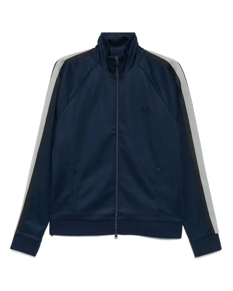 Fred Perry Sportjacke mit Besatzstreifen - Blau Blau