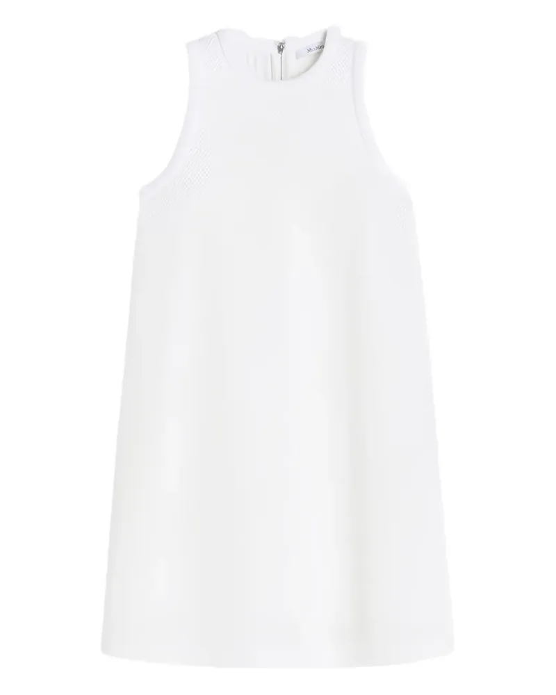 Max Mara Ärmelloses Minikleid - Weiß Weiß