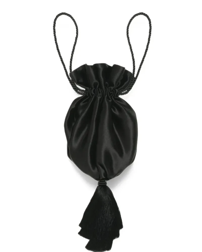 Jennifer Behr Gigi Tote Bag mit Quasten - Schwarz Schwarz