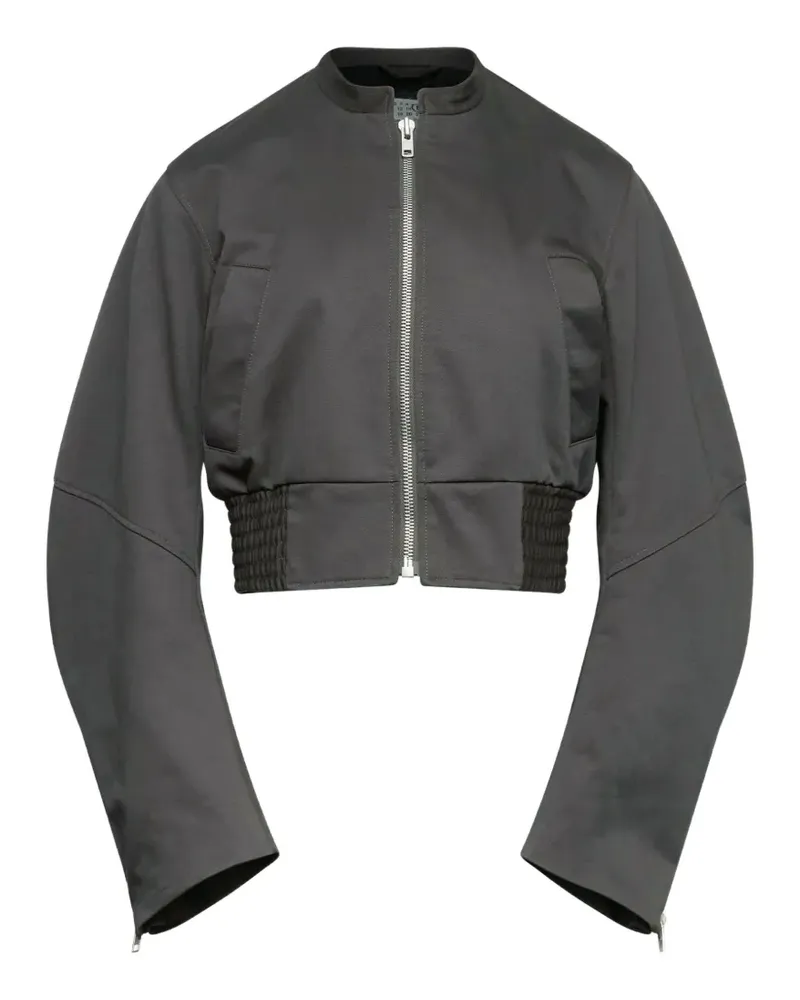Maison Margiela Gesteppte Cropped-Bomberjacke - Grau Grau