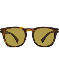 Lanvin Sonnenbrille mit eckigem Gestell Braun