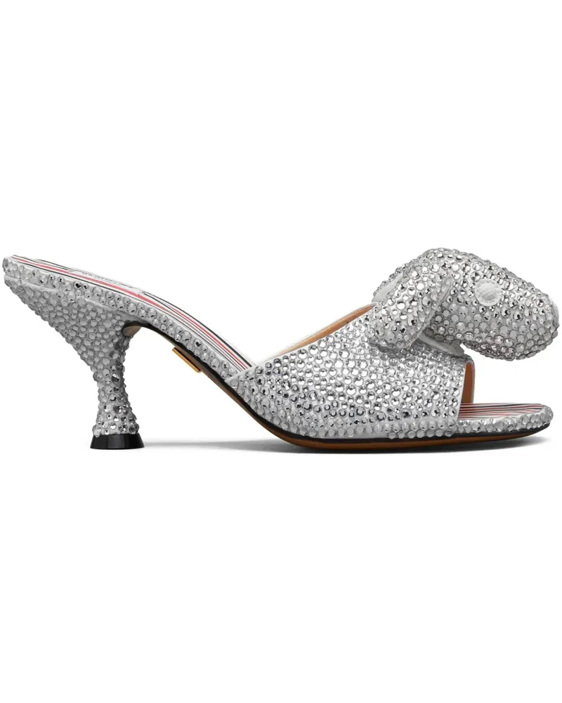Thom Browne Hector Sandalen mit Kristallen - Silber Silber