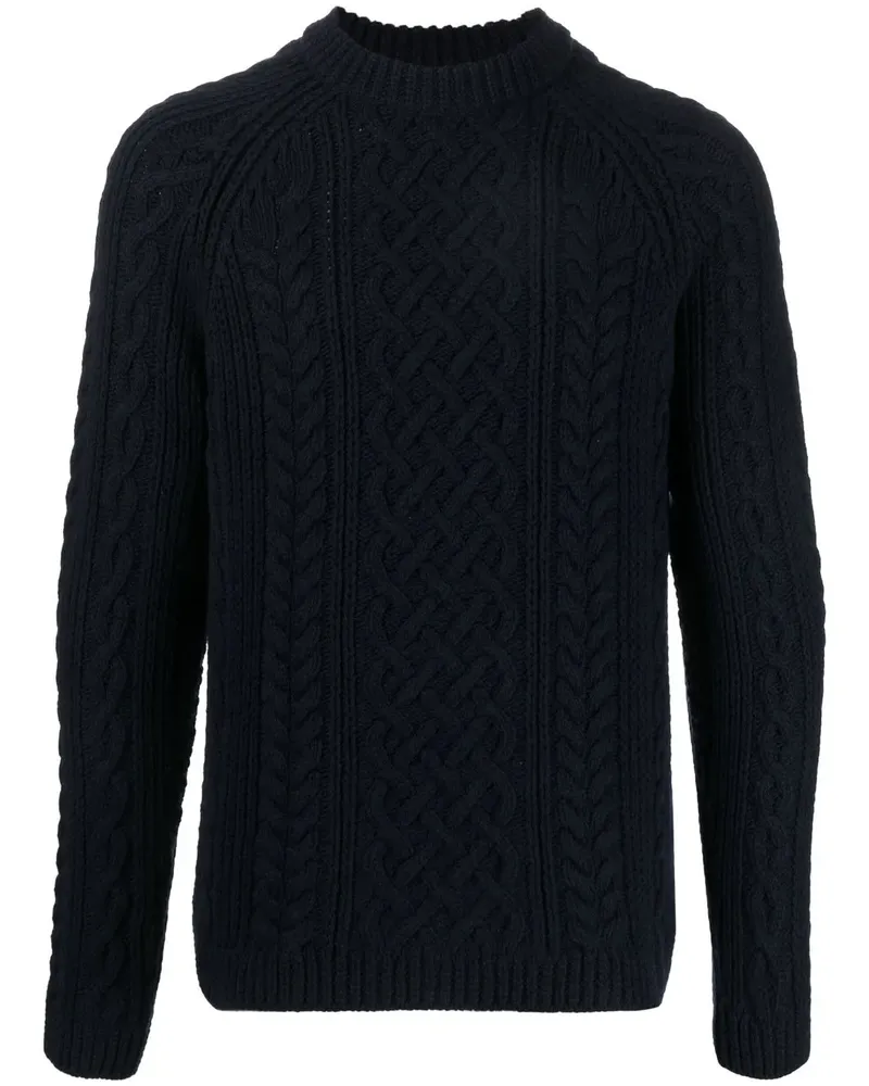 Kenzo Pullover mit Zopfmuster - Blau Blau