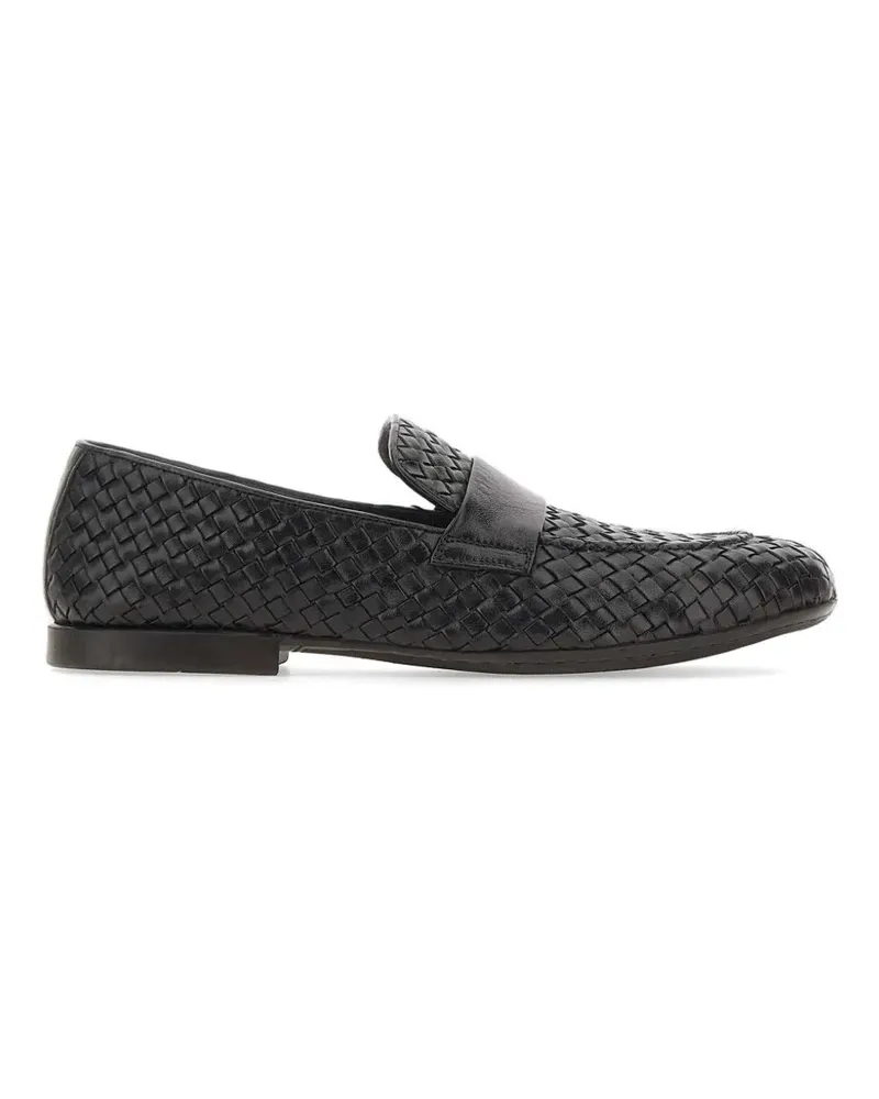 Alexander Hotto woven leather loafers - Schwarz Schwarz