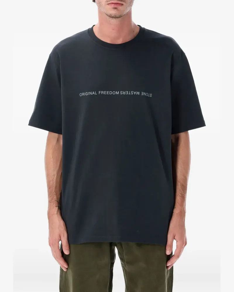 GRAMICCI Stonemasters T-Shirt mit grafischem Print - Schwarz Schwarz