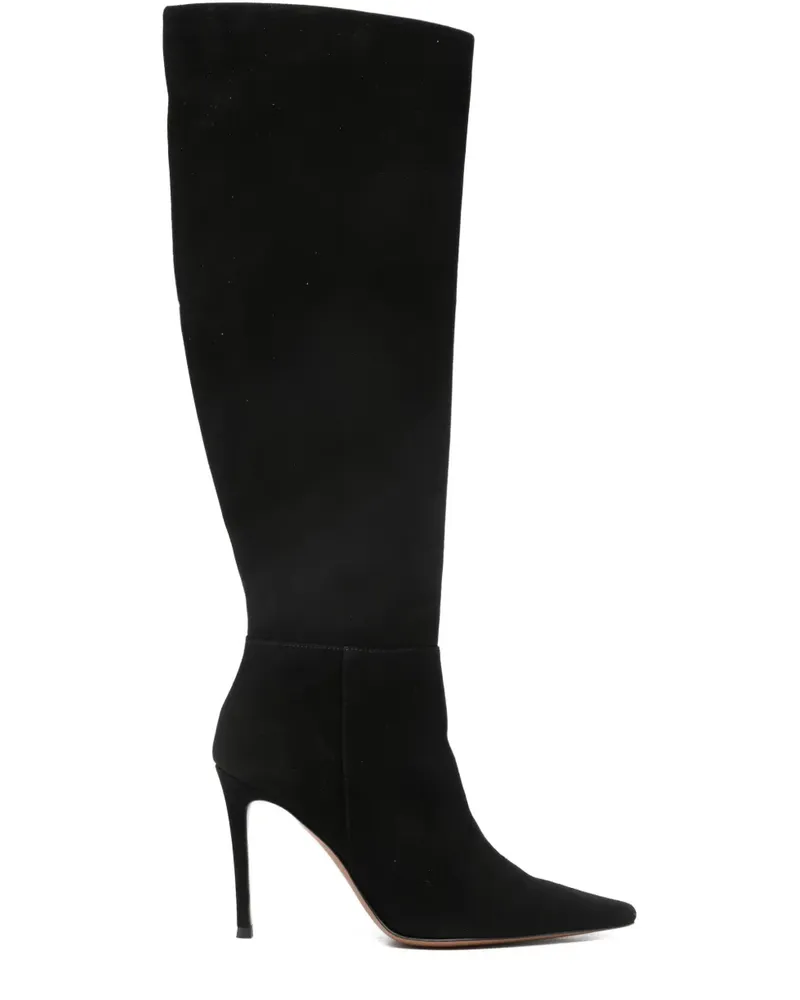 FESTA Milano suede boots - Schwarz Schwarz