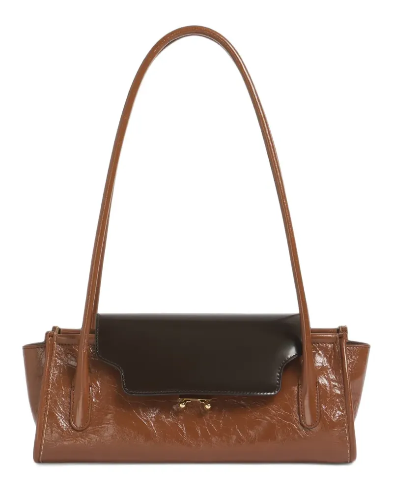 Marni Trunkette Tasche aus Leder - Braun Braun
