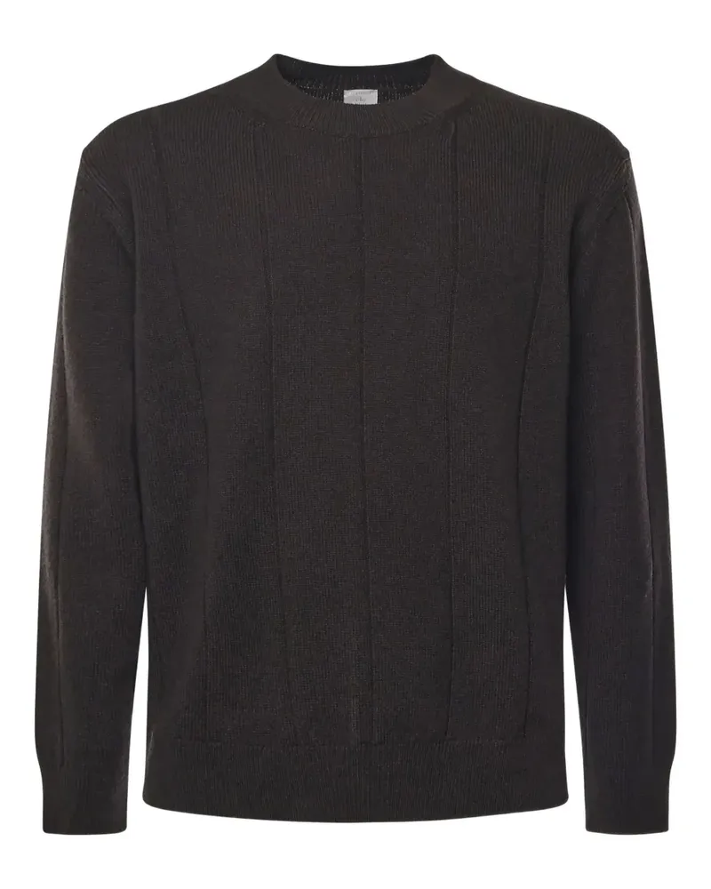 Eleventy ribbed crew-neck sweater - Schwarz Schwarz