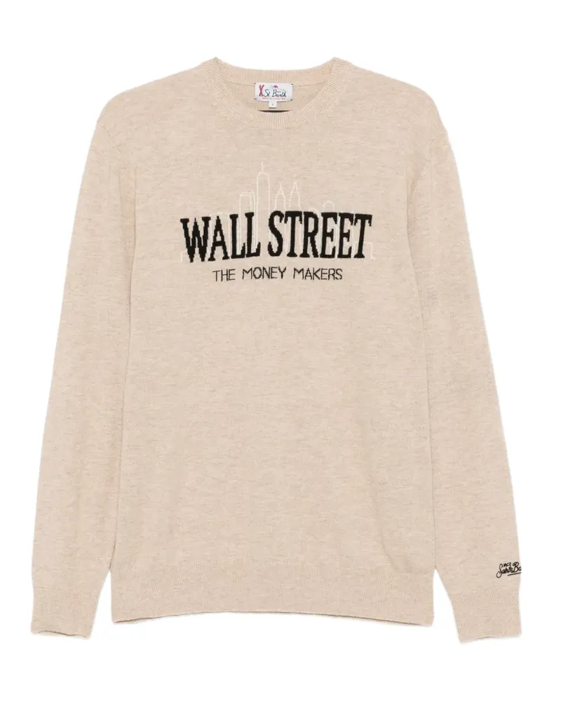 MC2 Saint Barth Heron Lifht Pullover mit Intarsien-Muster - Nude Nude