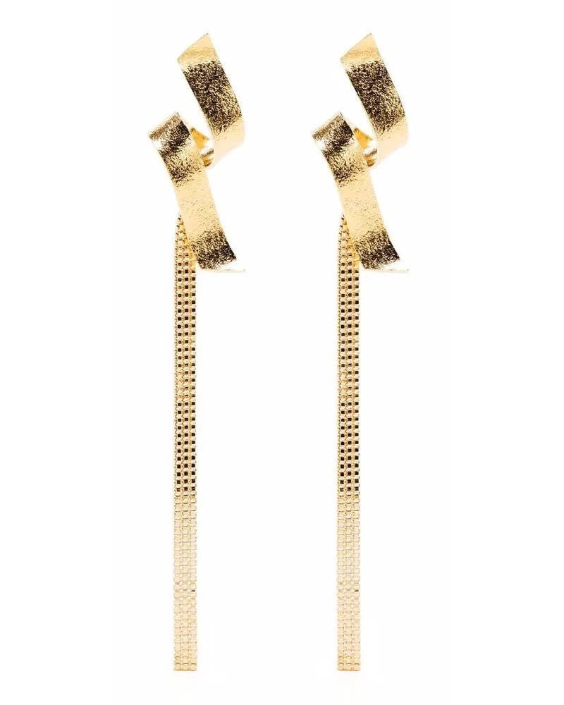 Wouters & Hendrix Ohrringe aus Kettengliedern - Gold Gold