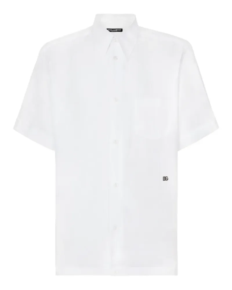 Dolce & Gabbana Hemd mit aufgesetzten Taschen - Weiß Weiß