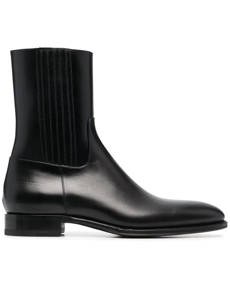 Dsquared2 Glam Punk Stiefel - Schwarz Schwarz