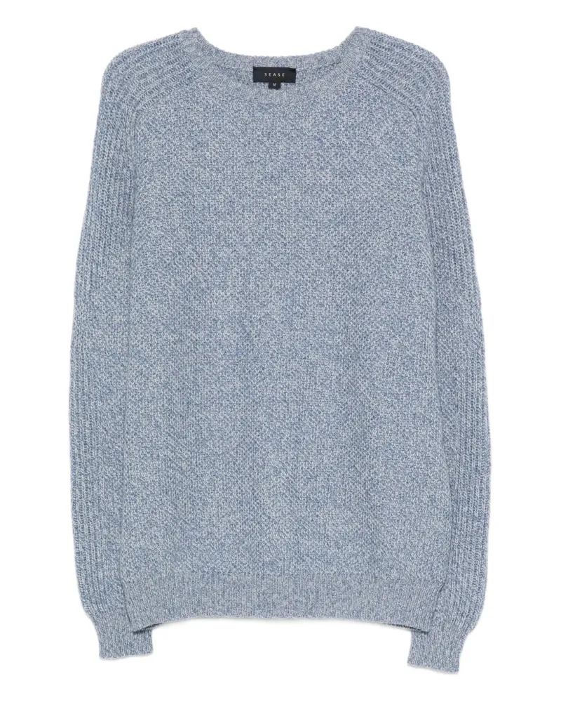 SEASE Klassischer Kaschmirpullover - Blau Blau