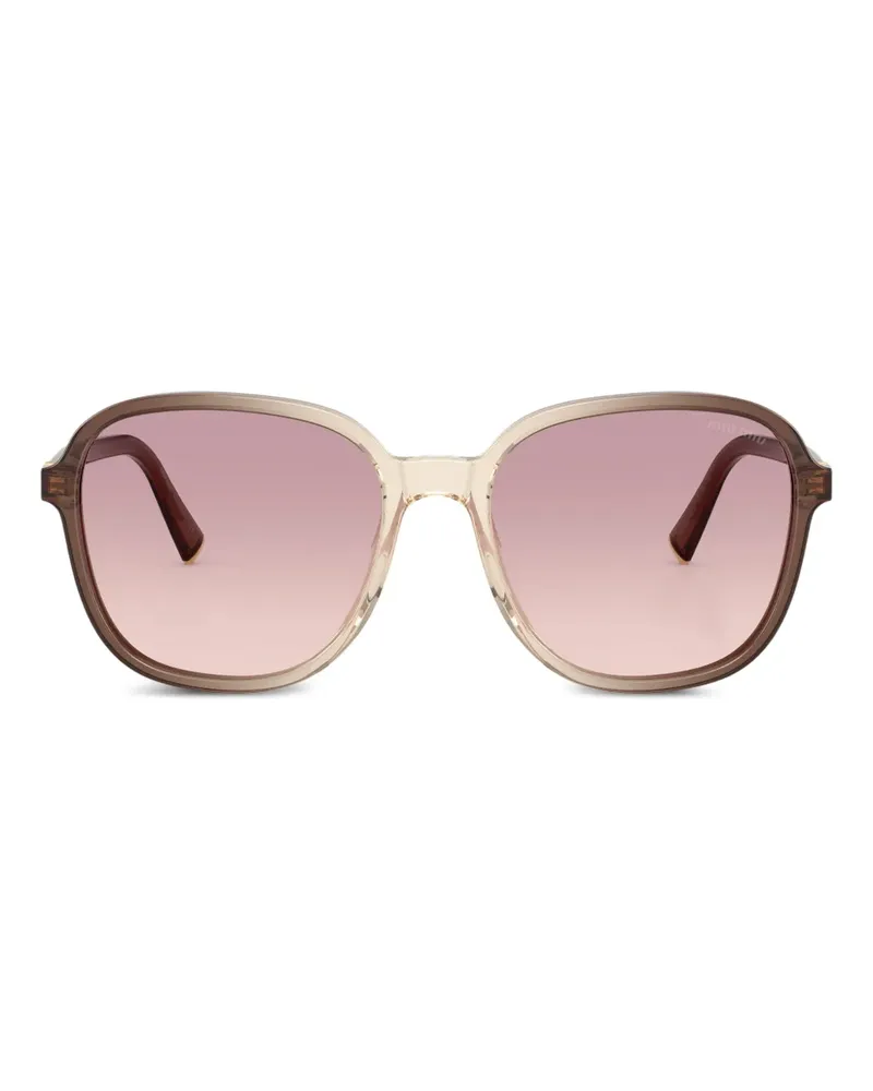 Miu Miu Sonnenbrille mit Farbverlauf - Braun Braun