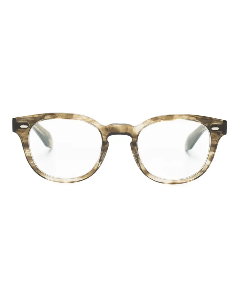 Oliver Peoples Semi-transparente Brille im Wayfarer-Design - Grün Grün
