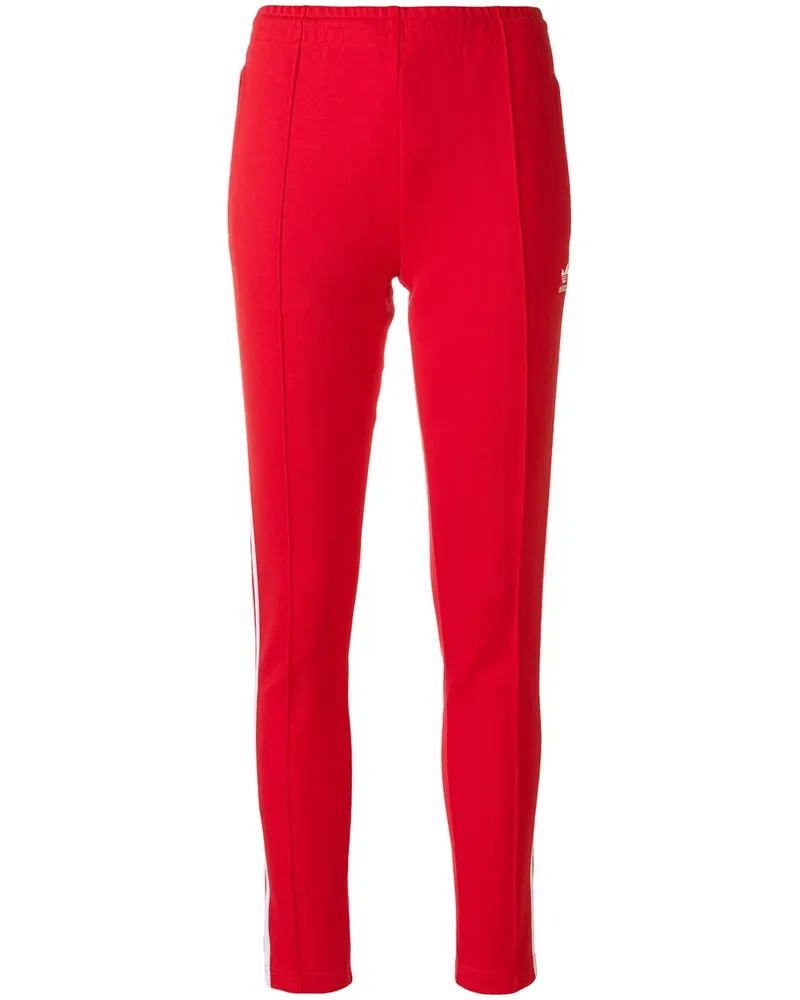 adidas Schmale Jogginghose - Rot Rot
