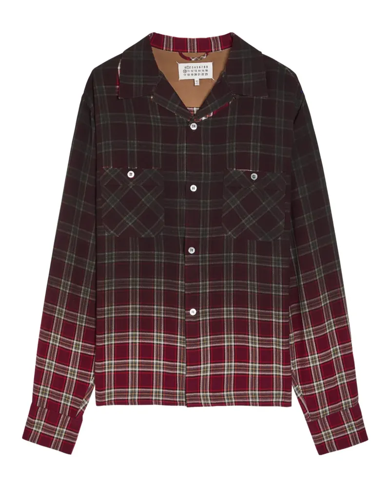 Maison Margiela check-print shirt - Rot Rot