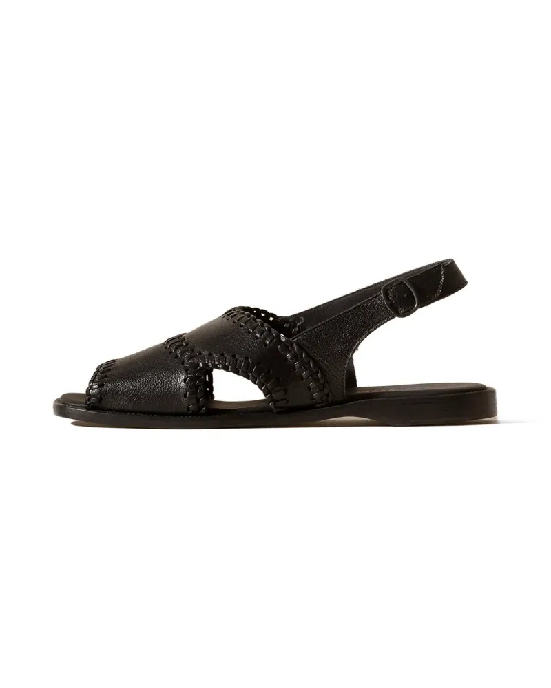 HEREU Sastre braided-seam sandals - Schwarz Schwarz