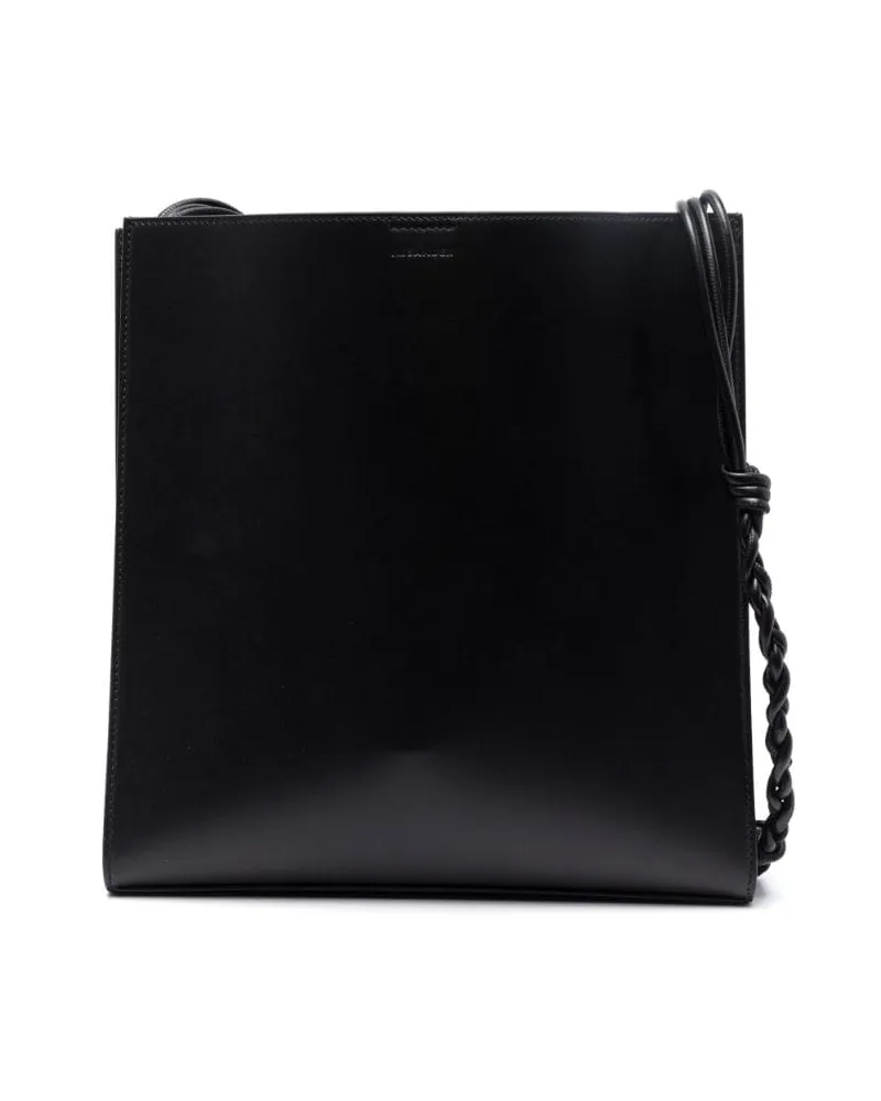 Jil Sander Mittelgroße Tangle Schultertasche - Schwarz Schwarz