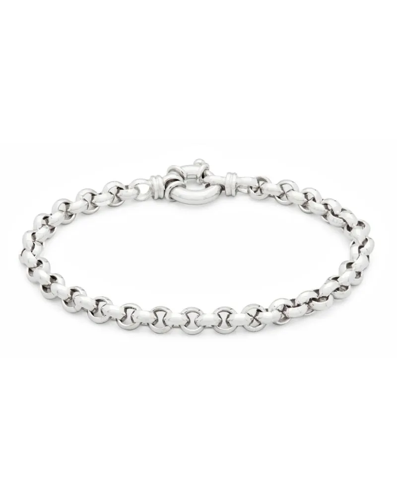 Tom Wood Thick Rolo Armband - Silber Silber