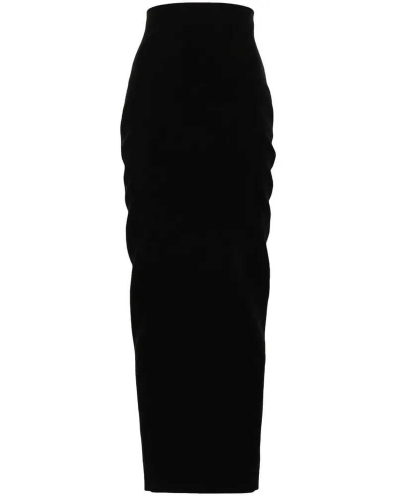Rick Owens Dirt Pillar Maxirock - Schwarz Schwarz