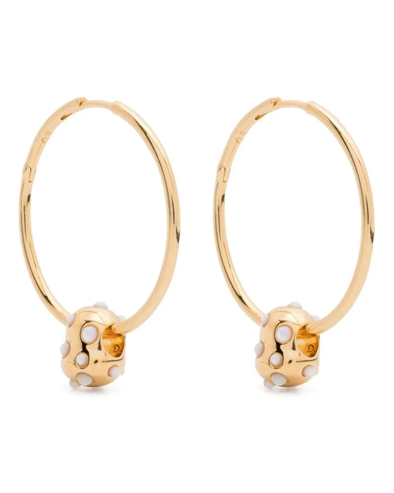 Missoma Abacus Nugget hoops - Gold Gold